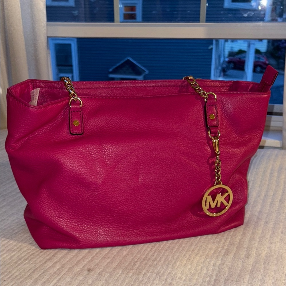 Michael Kors Genuine Leather Shoulder Bag